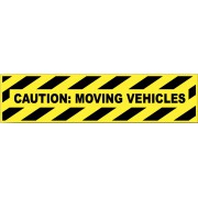 DuraStripe rechthoekig veiligheidsteken / CAUTION: MOVING VEHICLES